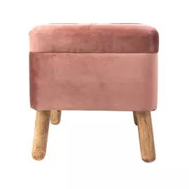 Пуф Glasar с отсеком для хранения 44x44x46см