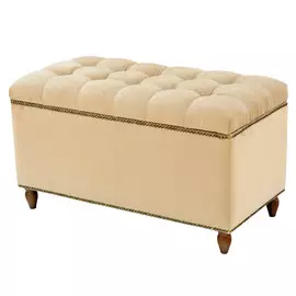 Пуф Leset Миа сундук Velutto 05/антик/орех