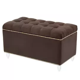 Пуф Leset Миа сундук velutto 23/антик/белые шоколадный