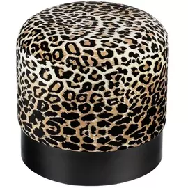 Пуф с крышкой Glasar 35x35x33 см леопард