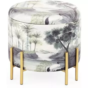 Пуф с крышкой Glasar 38х38х35 см (49-237M)