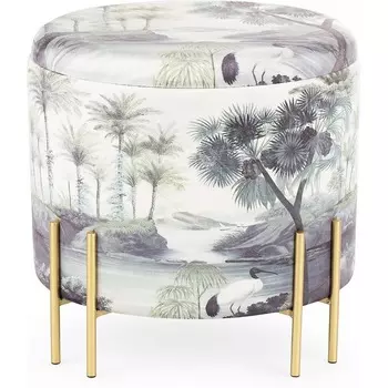 Пуф с крышкой Glasar 47х47х45 см (49-237B)