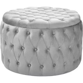 Пуф с крышкой Glasar 49-279B 70х70х44 см