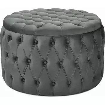 Пуф с крышкой Glasar 49-280B 70х70х44 см