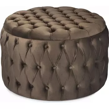 Пуф с крышкой Glasar 49-281B 70х70х44 см