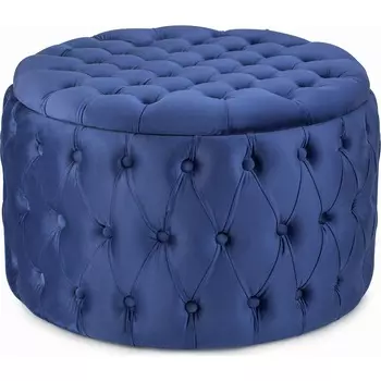 Пуф с крышкой Glasar 49-291B 70х70х44 см