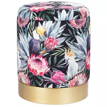 Пуф с крышкой Glasar 49-293B 35х35х43 см