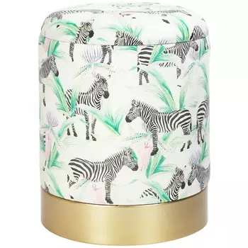 Пуф с крышкой Glasar 49-297B 35х35х43 см