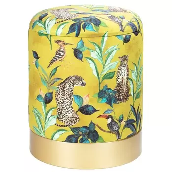 Пуф с крышкой Glasar 49-299B 35х35х43 см