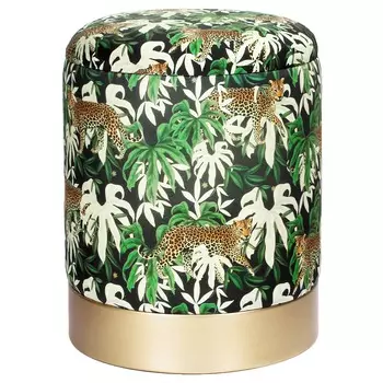 Пуф с крышкой Glasar 49-302B 35х35х43 см