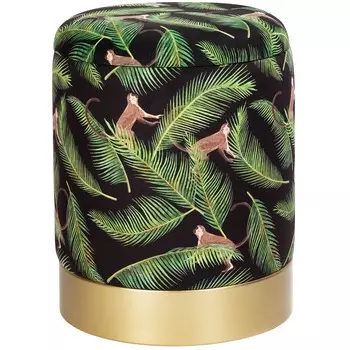 Пуф с крышкой Glasar 49-303B 35х35х43 см