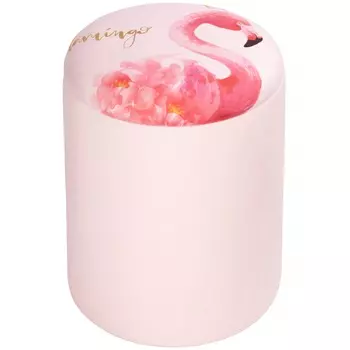 Пуф с крышкой Glasar фламинго 35х35х42 см