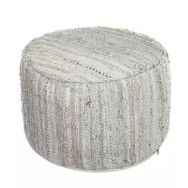 Пуф текстильный Kersten silver 60х60х41см (WER-3012)