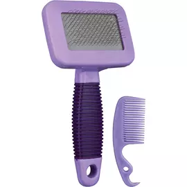 Пуходерка Trixie с расческой для грызунов 13x7 см в ассортименте