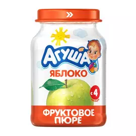 Пюре фруктовое Агуша Яблоко 200 г