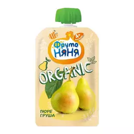 Пюре фруктовое ФрутоНяня Organic Груша 90 г