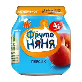 Пюре фруктовое ФрутоНяня Персик 100 г