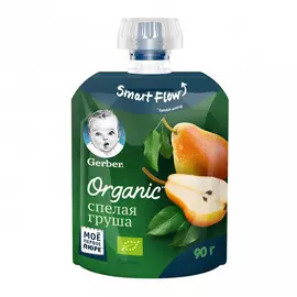 Пюре фруктовое Gerber Organic Спелая груша 90 г