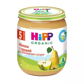 Пюре фруктовое HiPP яблоки с грушей 125 г