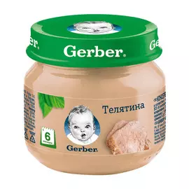 Пюре мясное Gerber телятина 80 г