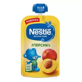 Пюре Nestle персик 90 г, с 4 месяцев