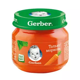 Пюре овощное Gerber Морковь 80 г
