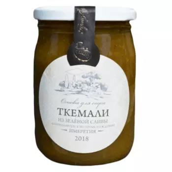 Пюре ткемали Permeris из зеленой сливы, 500 г