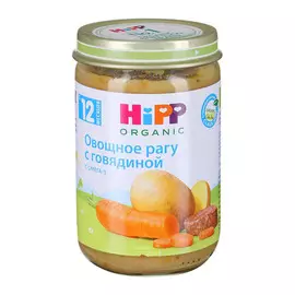 Рагу овощное HiPP с говядиной 220 г