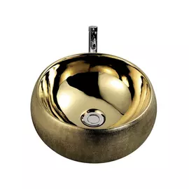 Раковина Boheme Neo-ART золотая 39х39х16 см