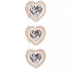 Рамка для фото подвесная Dekor pap сердца декор