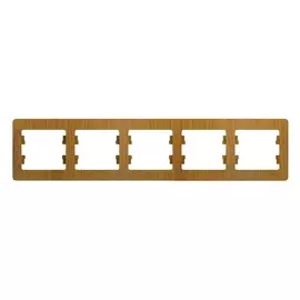 Рамка Schneider Electric Glossa горизонтальная 5 постов