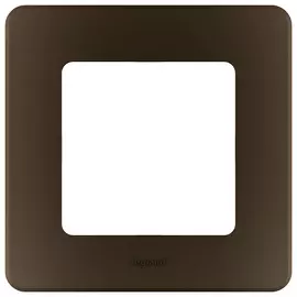 Рамка универсальная Legrand Inspiria 1 пост, цвет - бронзовый