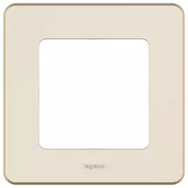 Рамка универсальная Legrand Inspiria 1 пост, цвет - слоновая кость