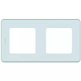 Рамка универсальная Legrand Inspiria 2 поста, цвет - мятный