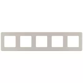 Рамка универсальная Legrand Inspiria 5 поста, цвет - шампань