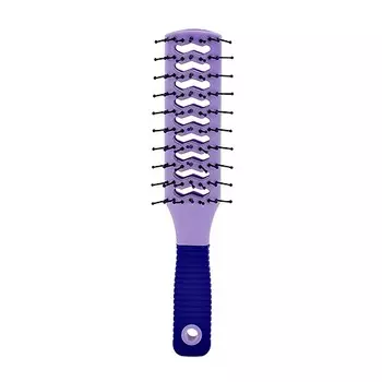 Расчёска для волос массажная Lady Pink Favs квадратная фиолетовая