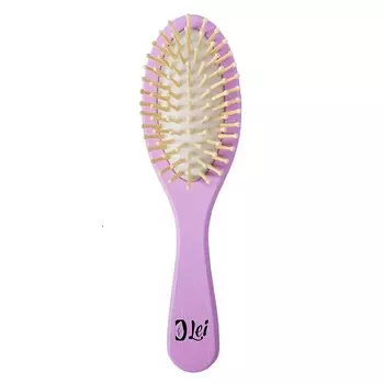 Расчёска массажная Lei 210 деревянная розовая