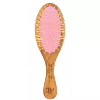 Расчёска массажная Lei 222 деревянная розовая