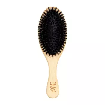 Расчёска массажная Lei 230 деревянная чёрная