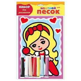 Раскраска Hatber "Раскрась песком. Маленькая Фея"