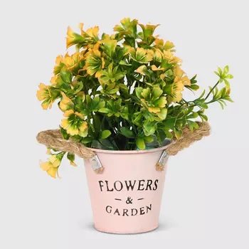 Растение Dekor pap искусственное в кашпо 12х28 см