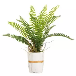 Растение искусственное Конэко-о Папоротник в кашпо 35 см