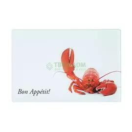 Разделочная доска Zeller рак стекло (26235)