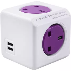 Разветвитель Allocacoc PowerCube ReWirable USB 3 штепселя 1811