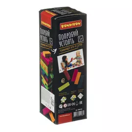 Развивающая деревянная игра-баланс Bondibon Попробуй устоять ВВ4166