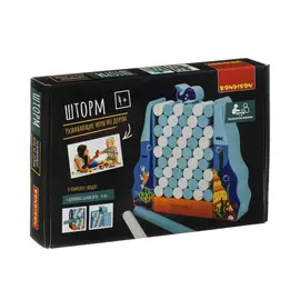 Развивающая деревянная игра-баланс Bondibon Шторм