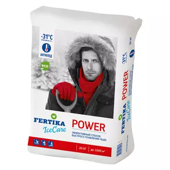 Реагент Фертика Icecare Power до -31С, 20 кг