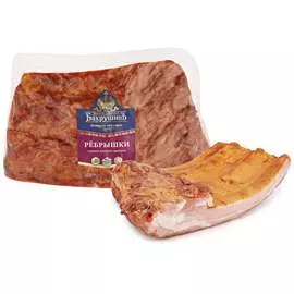 Ребрышки свиные Бахрушинъ Пикантные в/к, вес