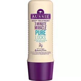 Реконструктор волос Aussie 3 Minute Miracle Pure Locks для поврежденных волос 250 мл