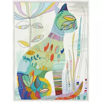 Репродукция картины Графис Арт "Флори 2" 50х65 см рама 20-001d